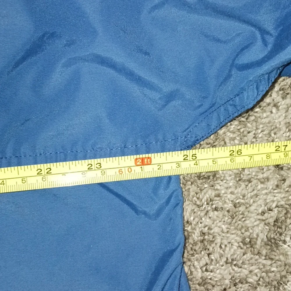 Vintage LL Bean 2-piece half zip windbreaker rain suit jogging pants - L - blue - Picture 9 of 16